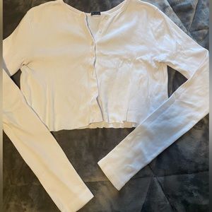 White Brandy Melville cardigan. One size (fits small-medium).